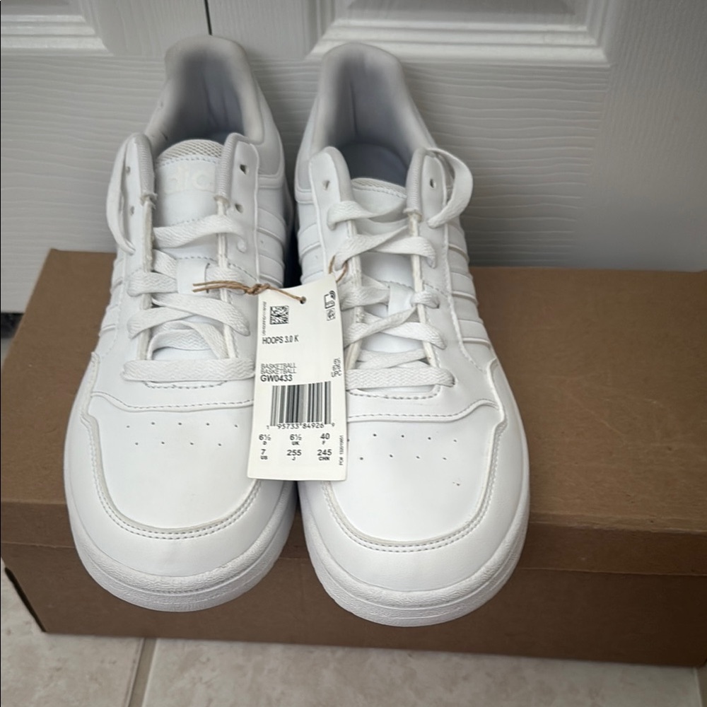 Adidas Hoops White Sneakers